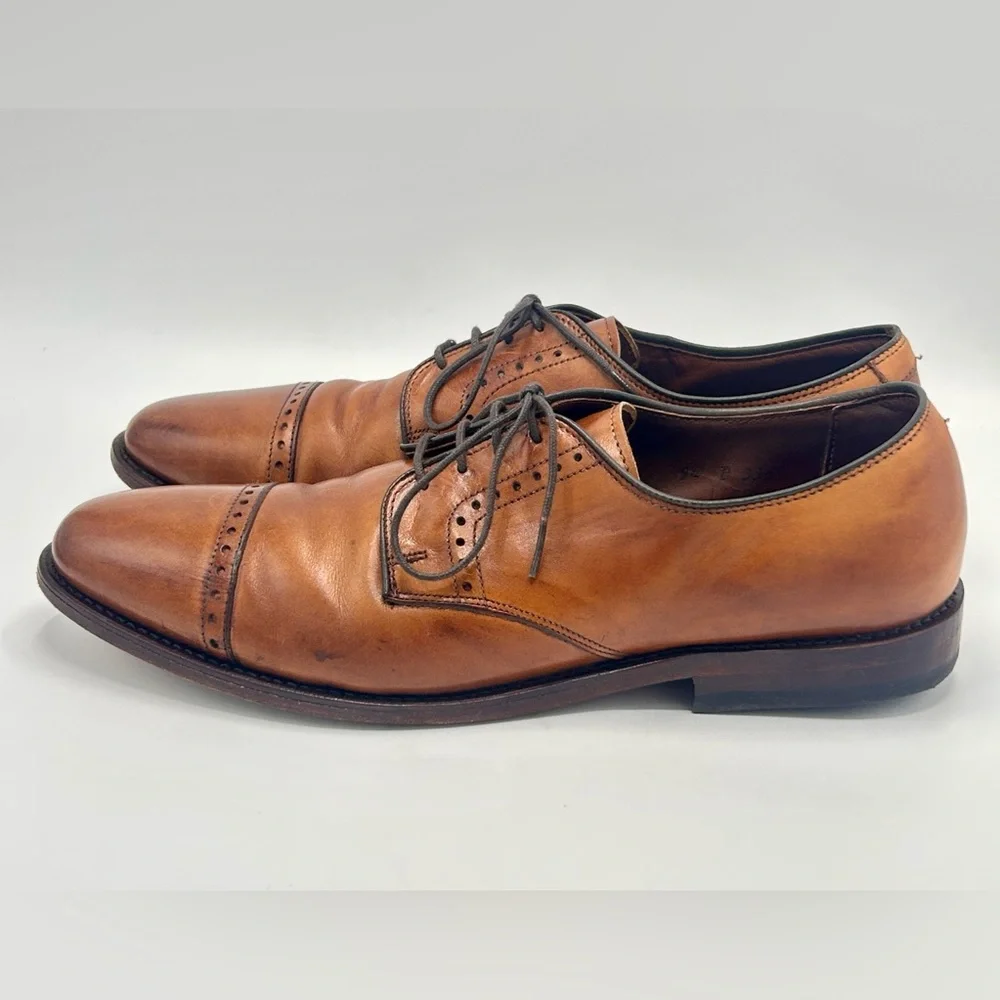 Allen Edmonds Clifton Walnut Brown Leather, Men’s 9.5 D, good condition